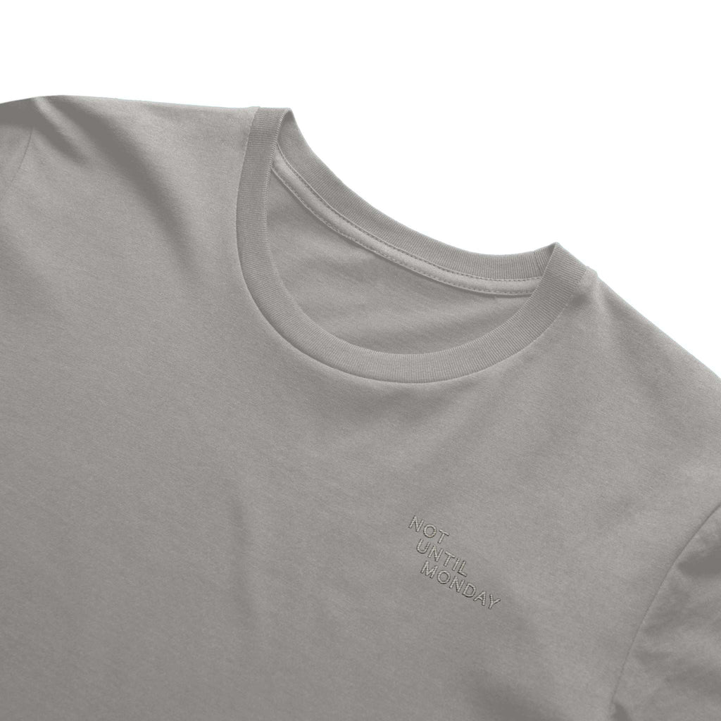 The After-Hours Tee in storm grey, alternate view